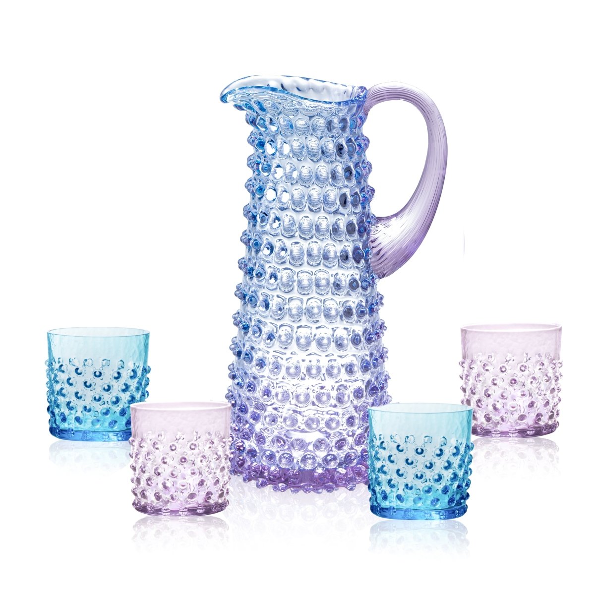 klimchi-hobnail-service-whisky-carafe-galaxy-verres image 1