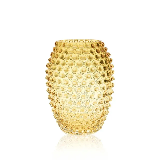 klimchi-hobnail-underlay-amber-vase-ovale-ambre-1-pi-ce image 1