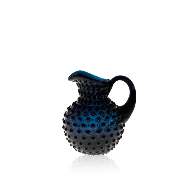 klimchi-hobnail-carafe-royal-blue-small-1-l-bleu-royal image 1