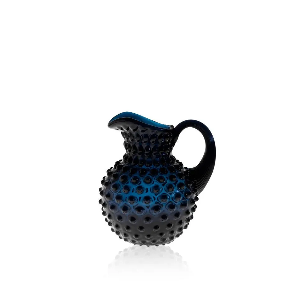 klimchi-hobnail-carafe-royal-blue-small-1-l-bleu-royal image 1