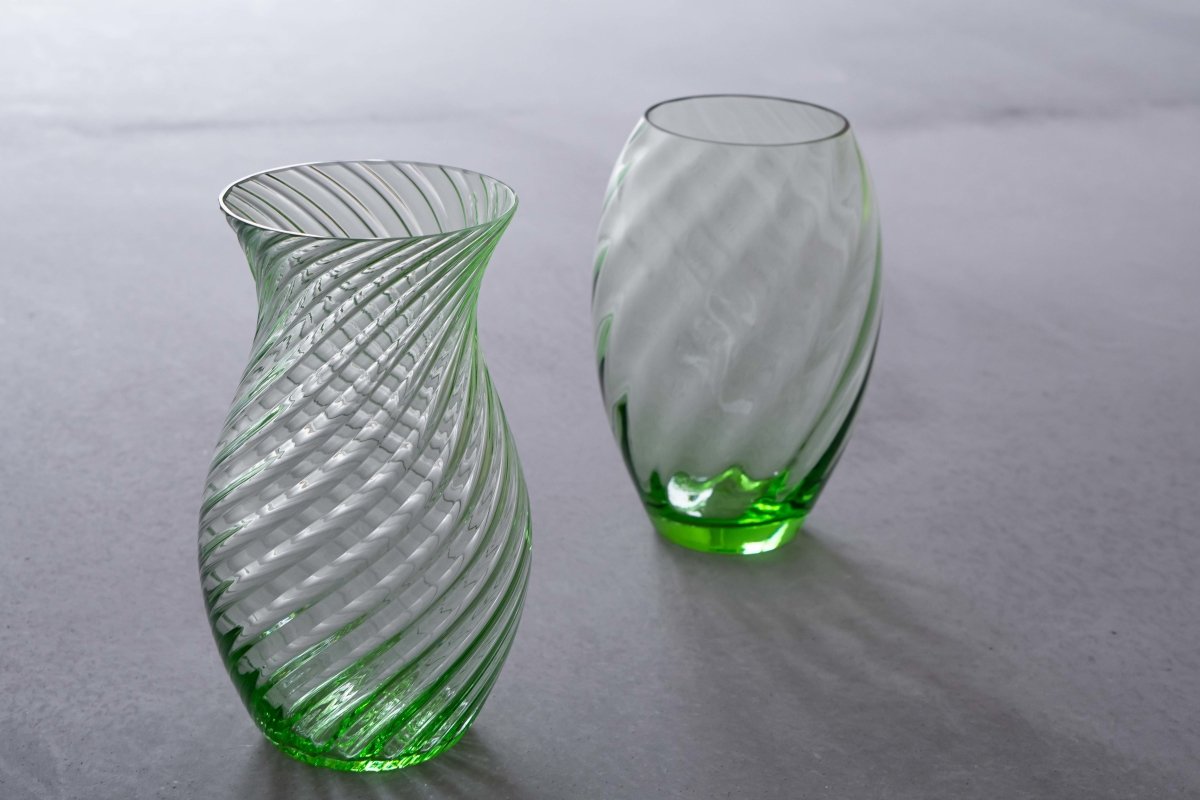 klimchi-marika-vase-ovale-vert-clair-cristal image 3