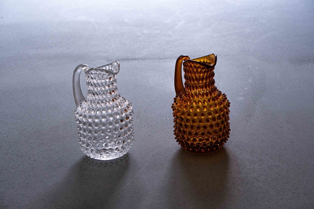 klimchi-hobnail-carafe-carr-e-cristal-2000-ml-transparent image 6