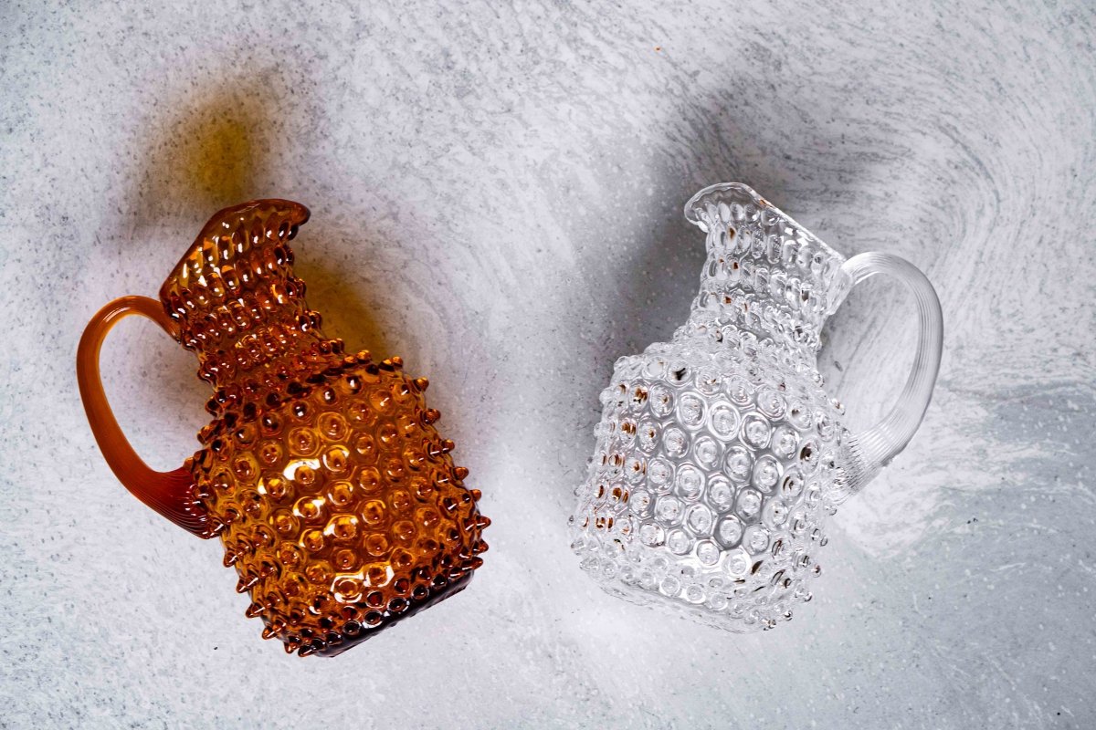 klimchi-hobnail-carafe-carr-e-cristal-2000-ml-transparent image 5