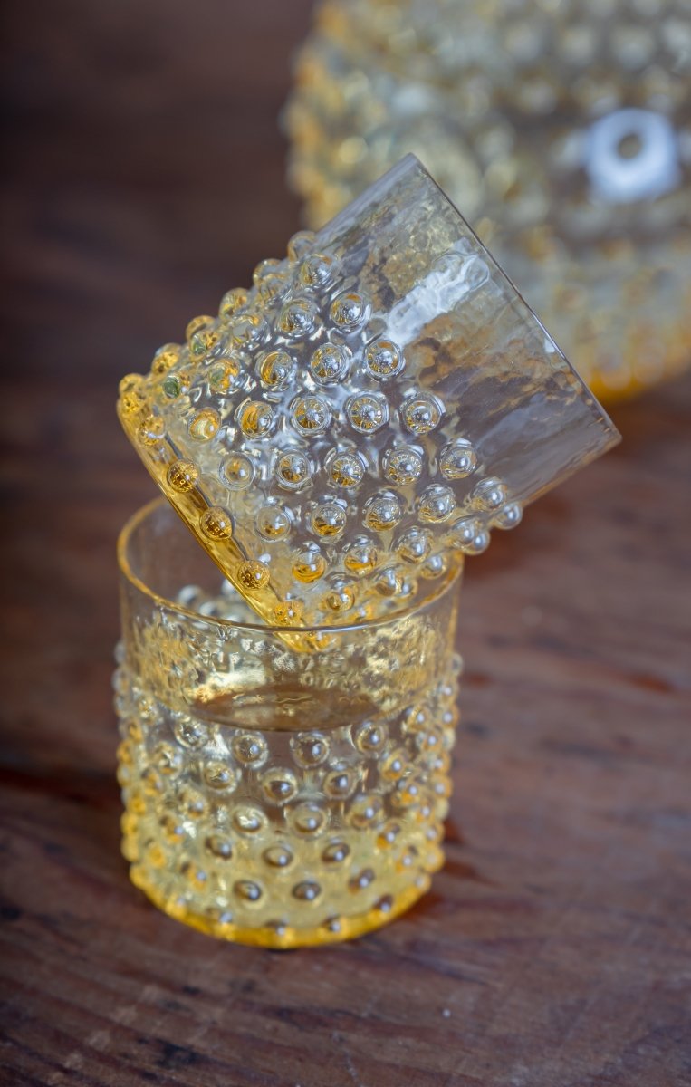 klimchi-hobnail-citrine-verre-whisky-150-ml image 6