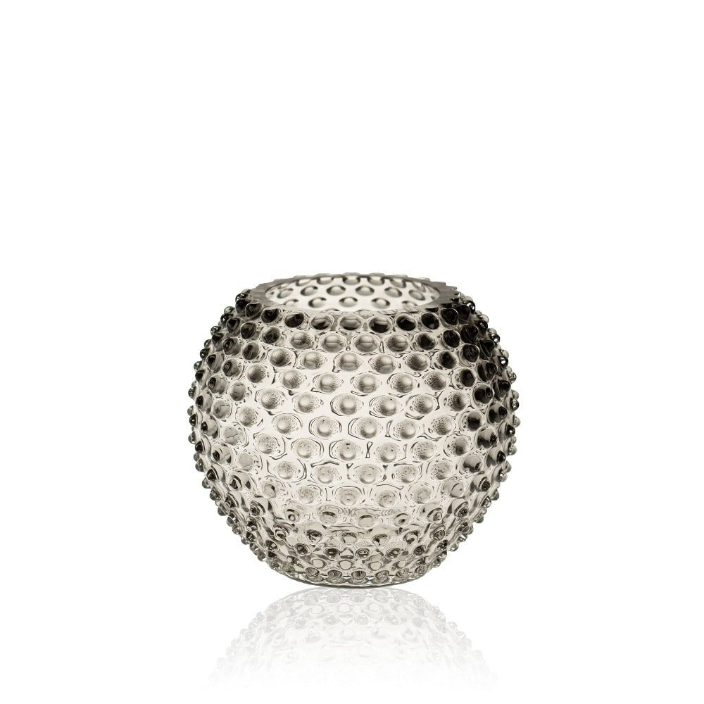 klimchi-hobnail-underlay-black-smoke-vase-rond-noir image 1