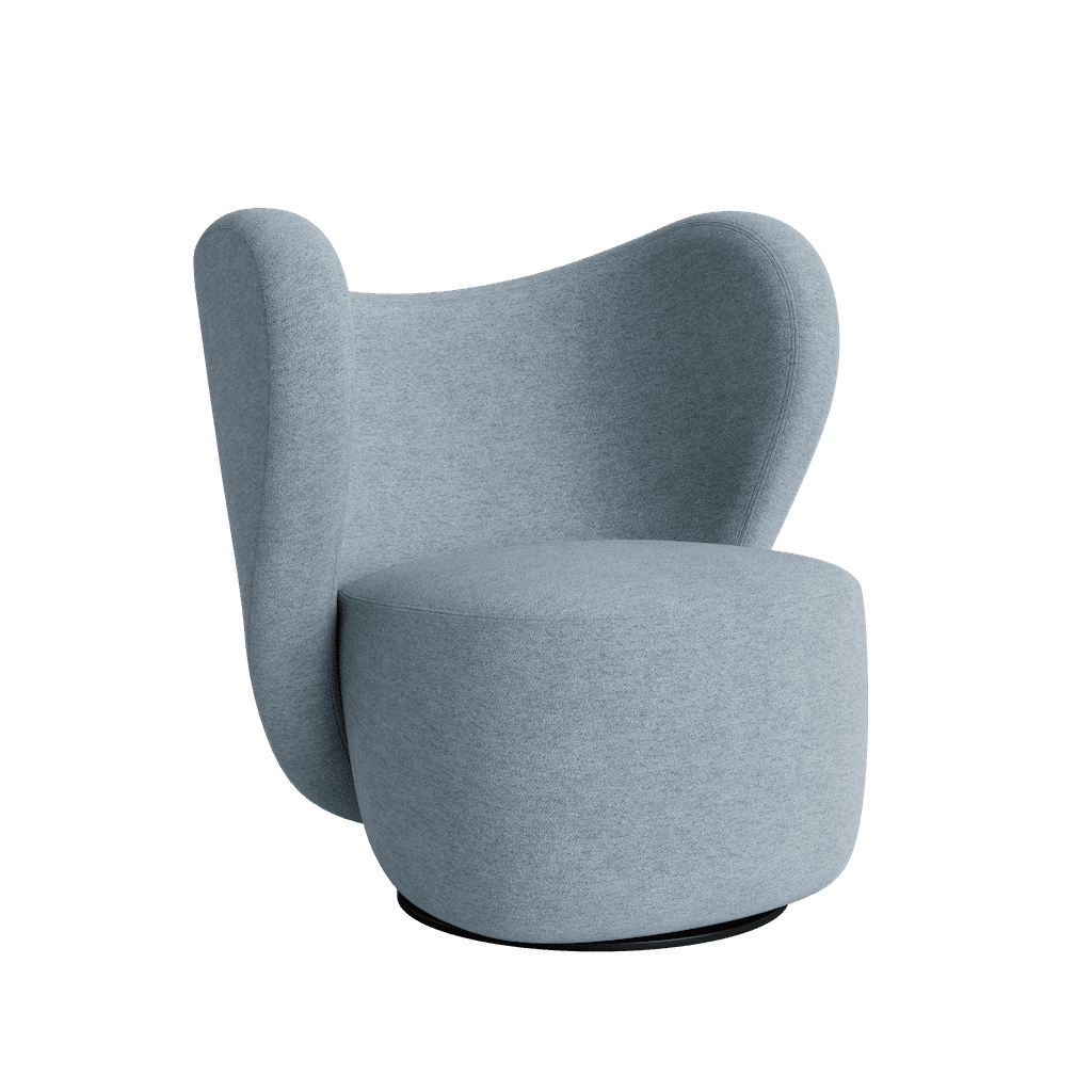 norr-11-little-big-chair-fauteuil-tissu-beige-pivotant image 4