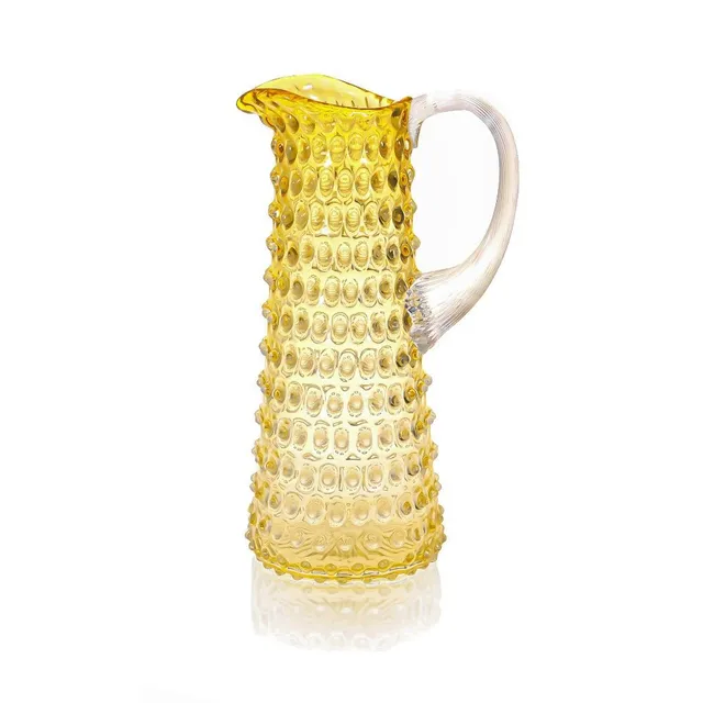 klimchi-hobnail-carafe-ambre-1-l-underlay-amber image 1