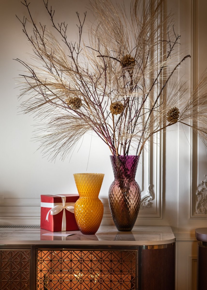 klimchi-drama-vase-opale-moyen-en-verre-souffl-fleurs image 7