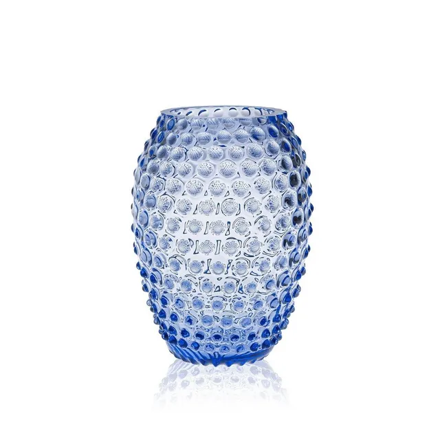 klimchi-hobnail-vase-ovale-bleu-clair image 1