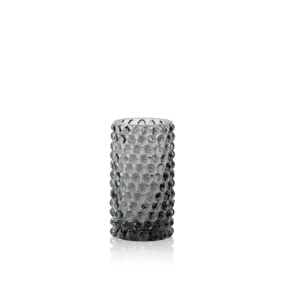 klimchi-hobnail-soliflore-verre-gris-smoke-l-unit image 1