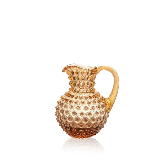klimchi-hobnail-pichet-bronze-1-l-verre-picots image 1