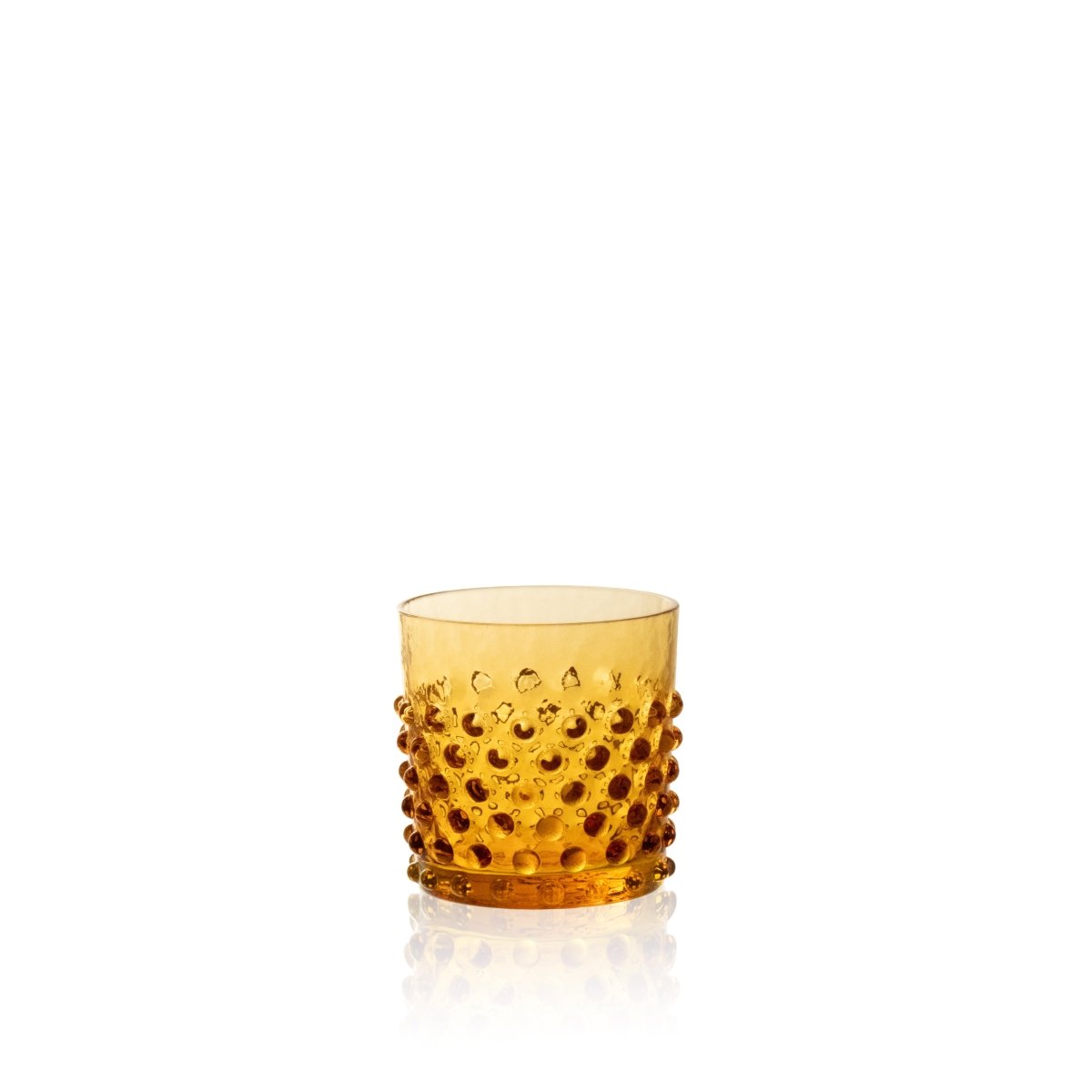 klimchi-hobnail-verre-whisky-ambre-150-ml-souffl-bouche image 1