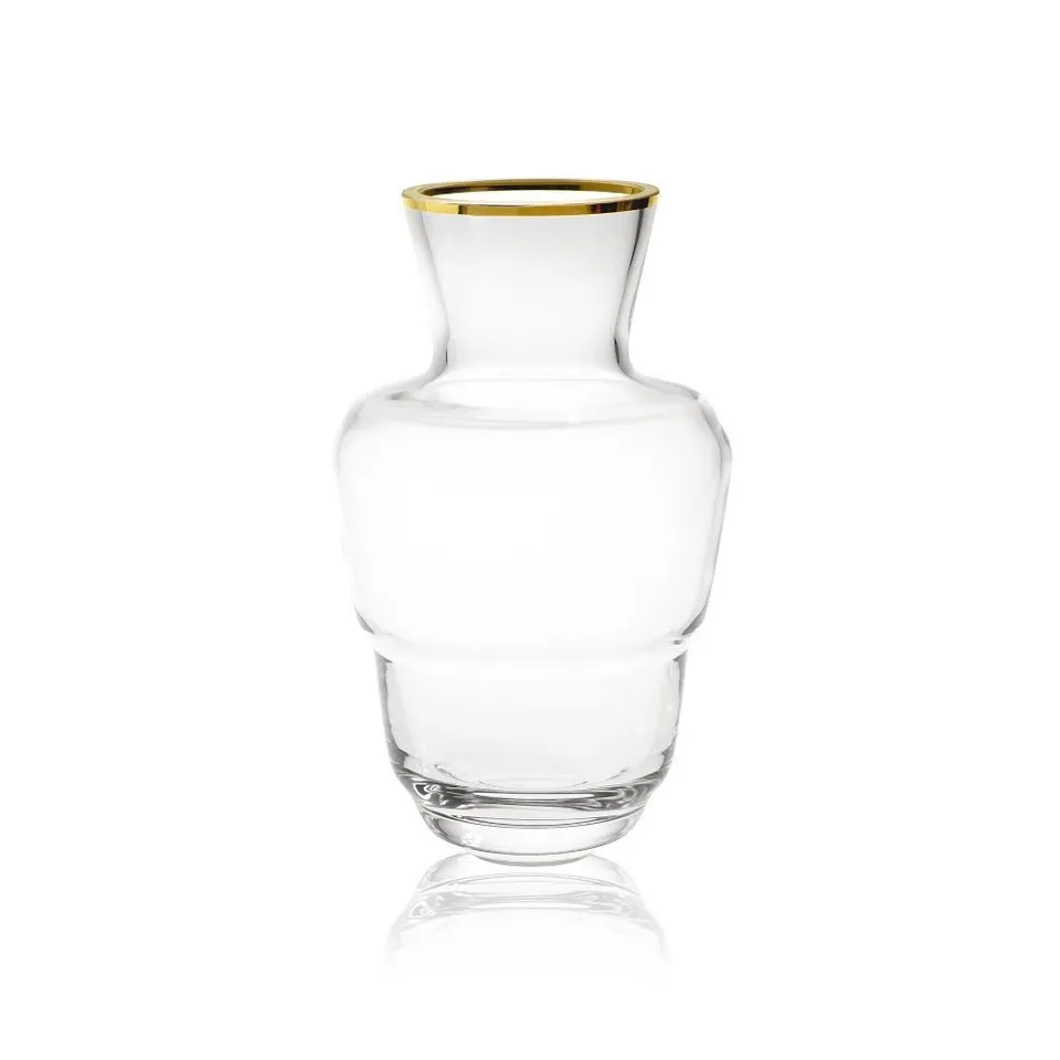 klimchi-shadows-golden-lux-vase-cristal-dor-l-or-24-carats image 1