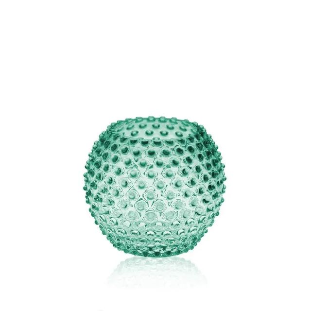 klimchi-hobnail-vase-rond-b-ryl-vert-cristal image 1
