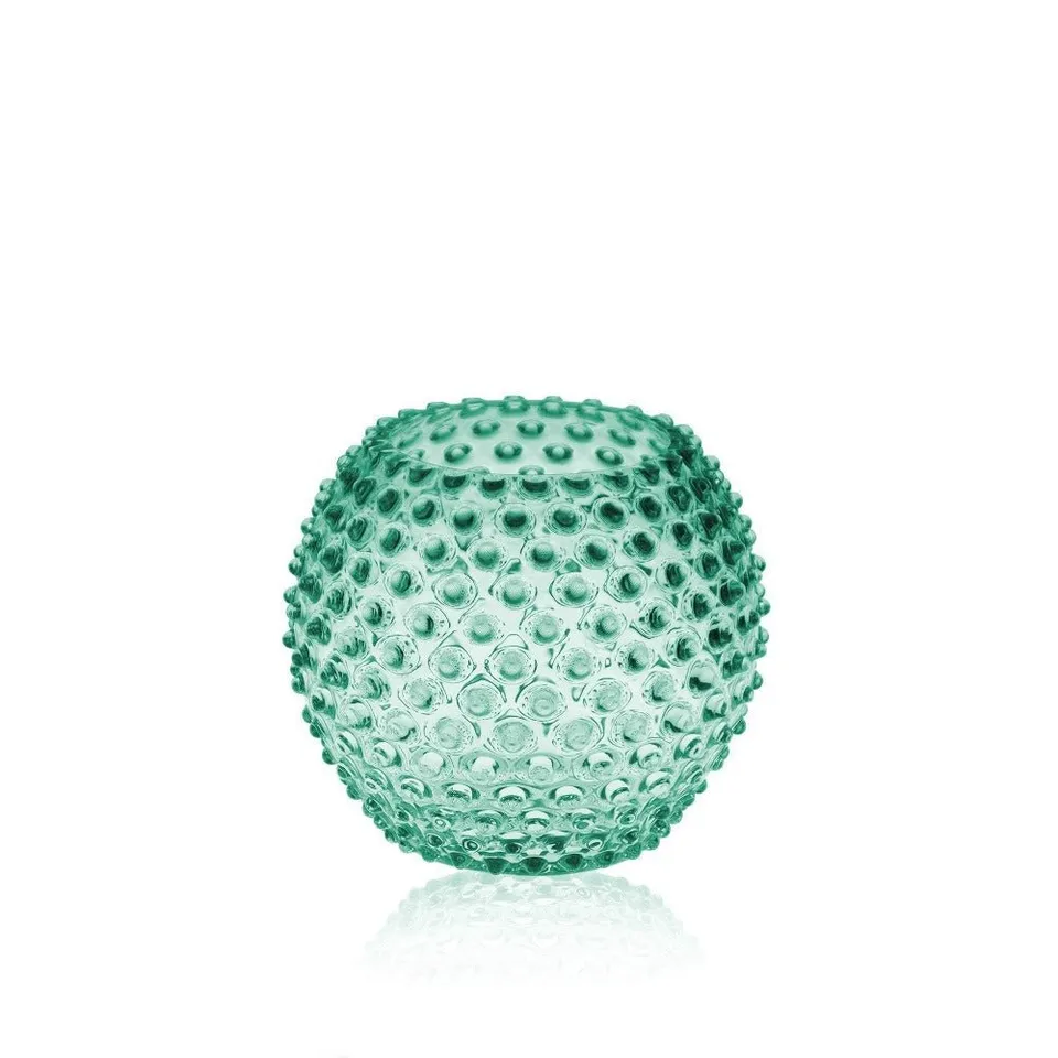 klimchi-hobnail-vase-rond-b-ryl-vert-cristal image 1