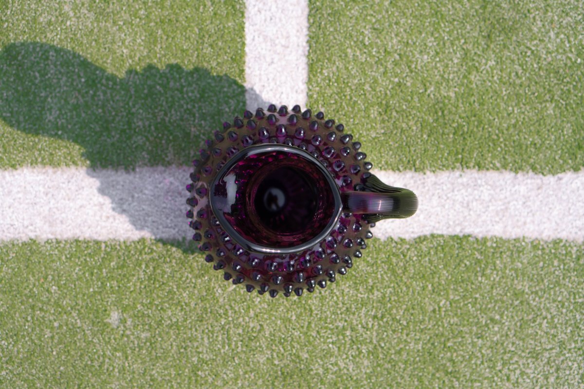 klimchi-hobnail-violet-pichet-en-verre-2-l image 6