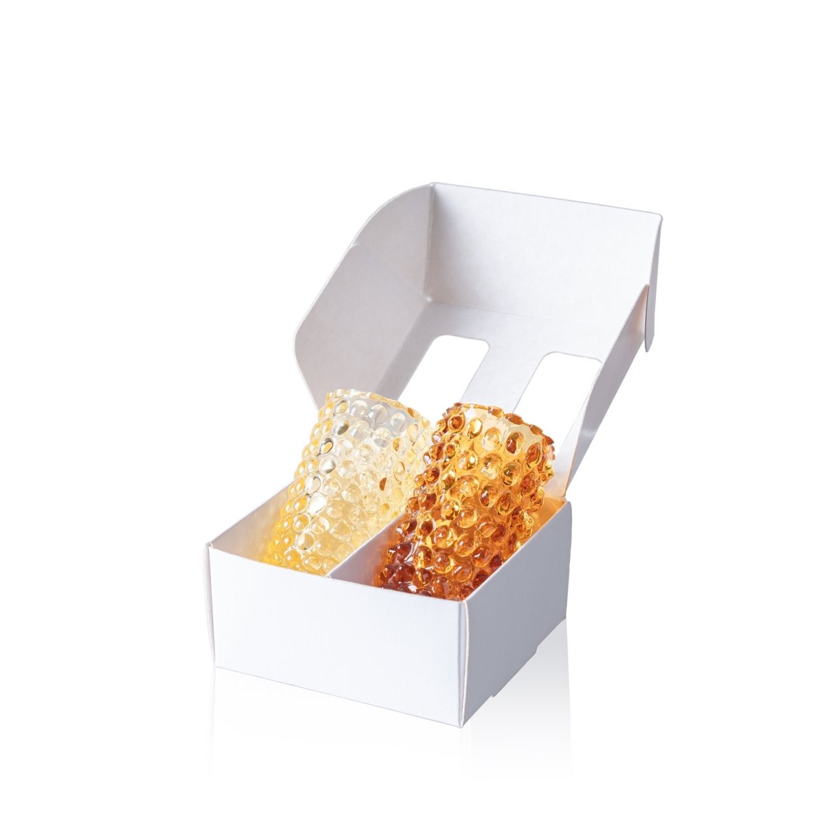 klimchi-hobnail-soliflores-verre-lot-de-2-mini-vases image 1
