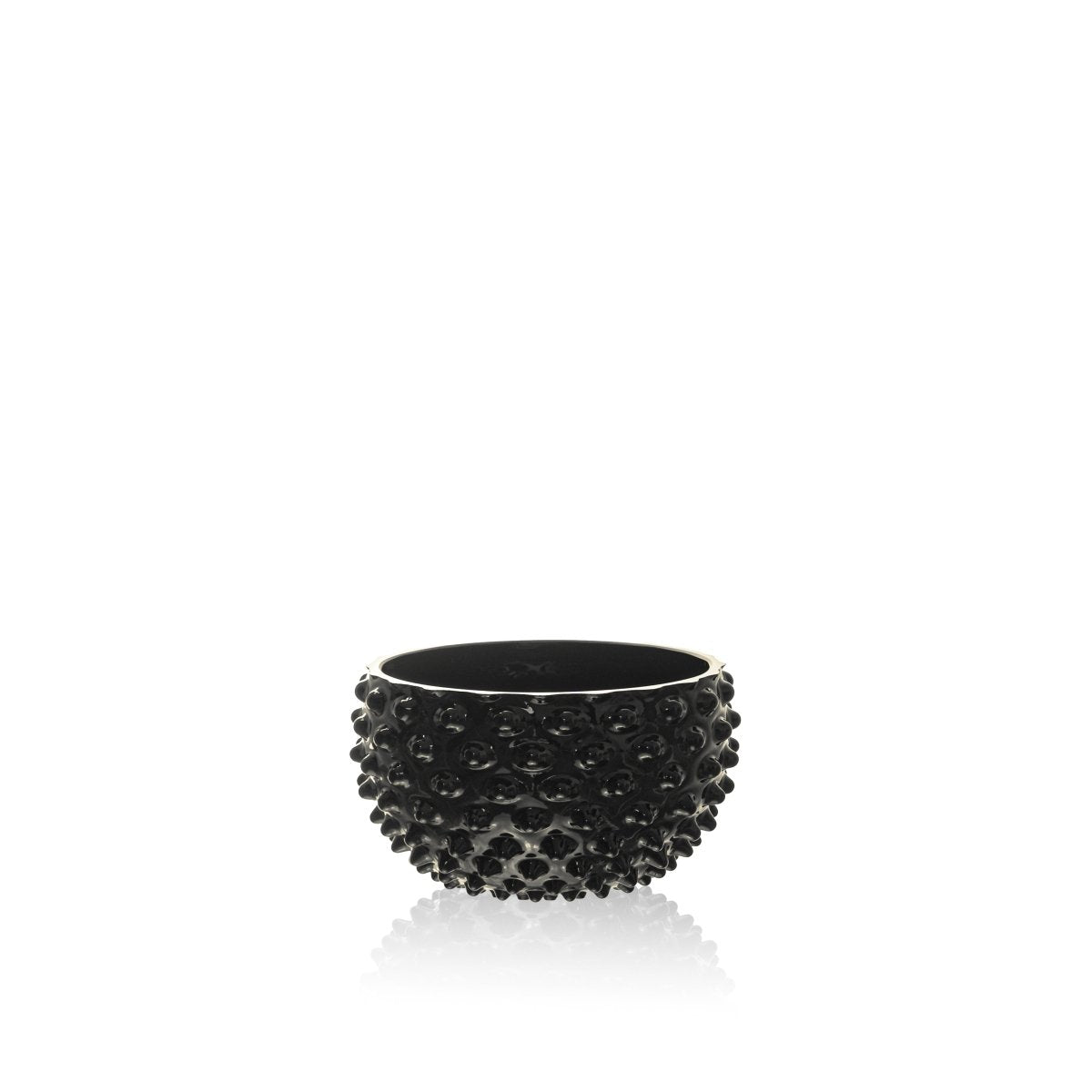 klimchi-hobnail-petit-bol-noir-en-verre image 1