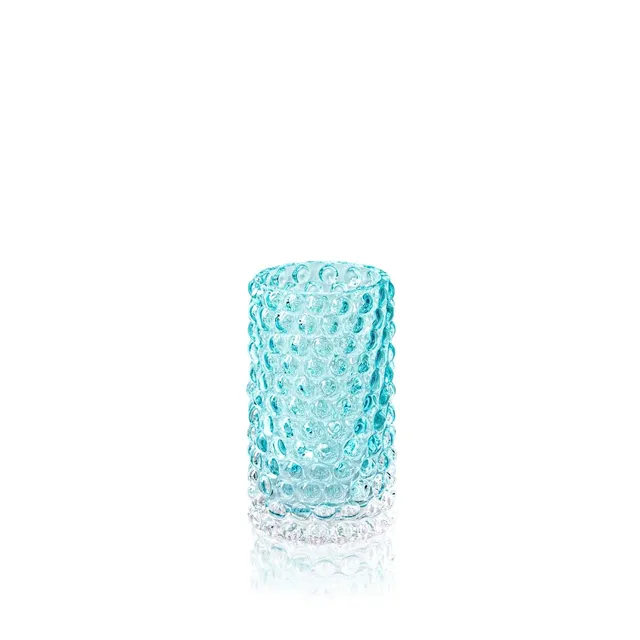 klimchi-hobnail-vase-soliflore-underlay-aquamarine-pi-ce-unique image 1