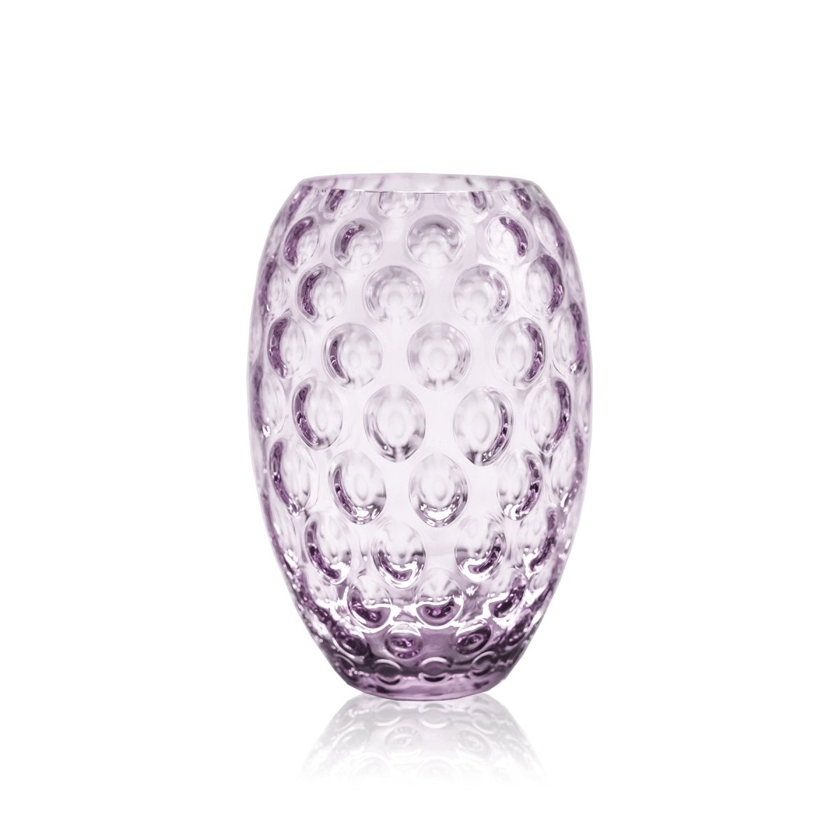 klimchi-kugel-vase-ovale-lilas-en-verre-souffl-bouche image 1