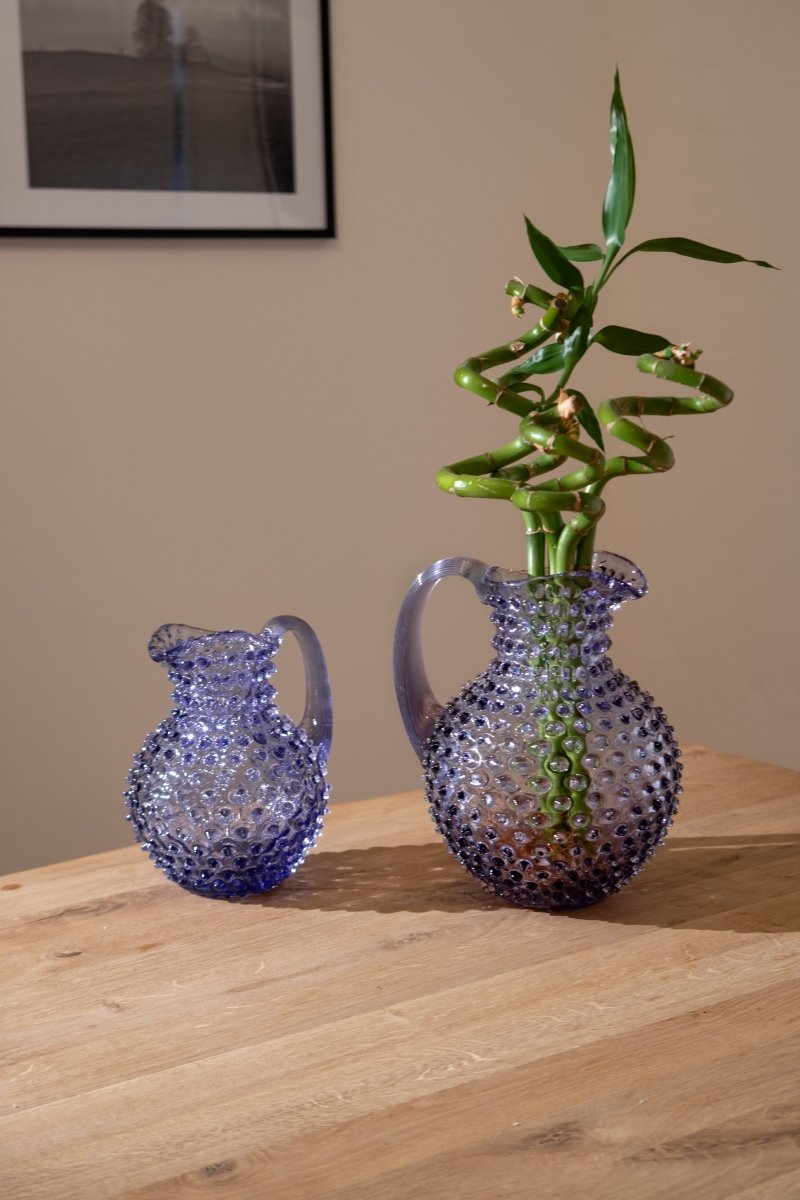klimchi-hobnail-pichet-lavande-1-l-en-verre image 3