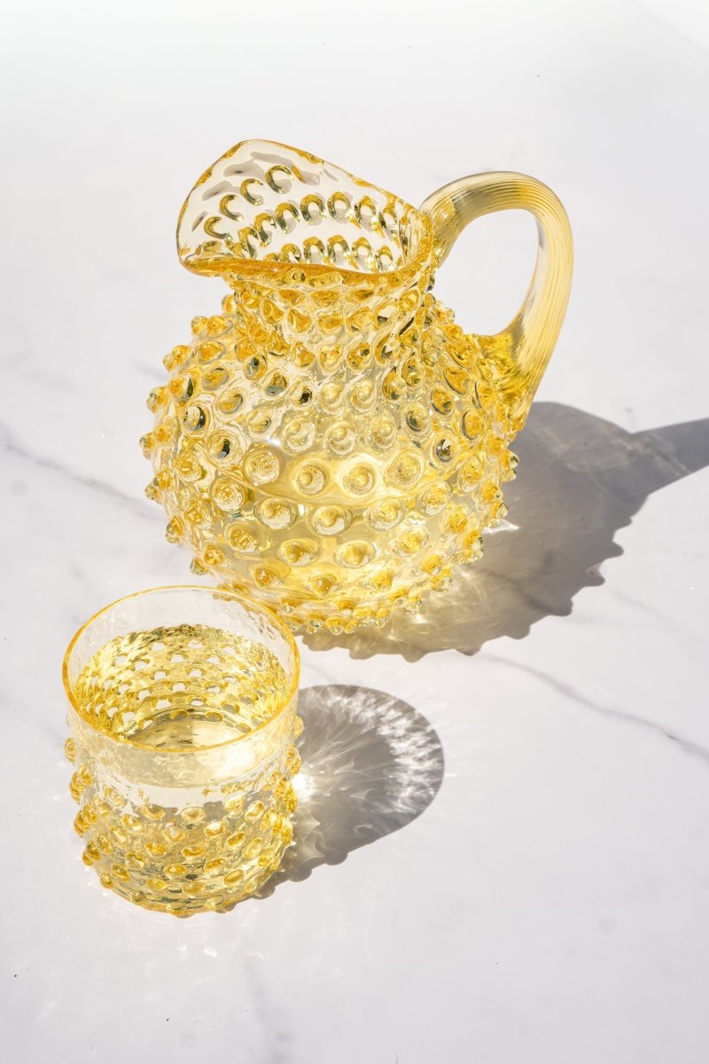 klimchi-hobnail-citrine-verre-whisky-150-ml image 3