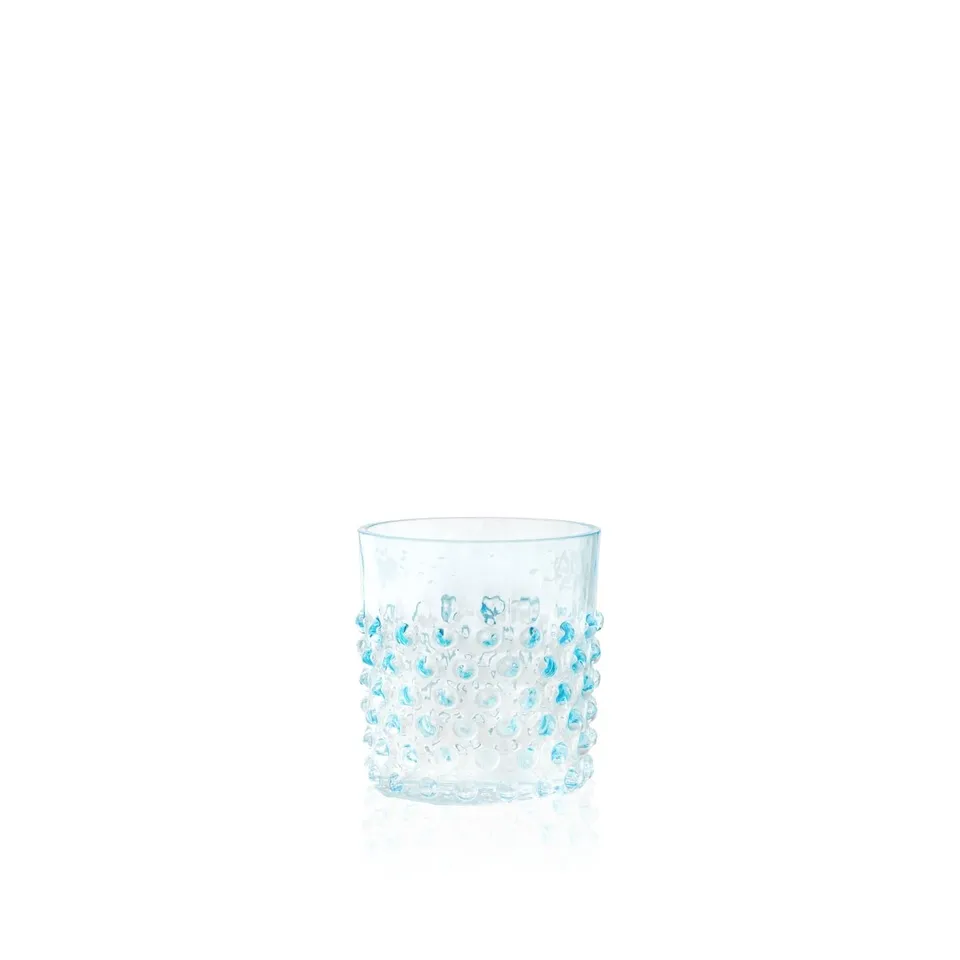 klimchi-hobnail-underlay-azure-verre-whisky-150-ml image 1