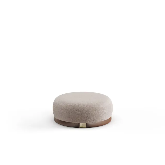 bablanc-urban-pouf-salon-assise-tissu-moderne image 1