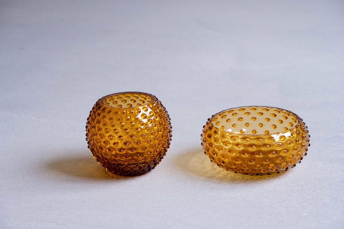 klimchi-hobnail-amber-saladier-cristal-ambre image 5