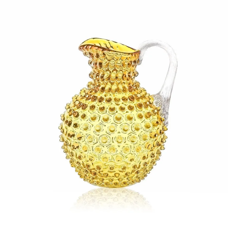 klimchi-hobnail-carafe-2-l-ambre-underlay-verre image 1