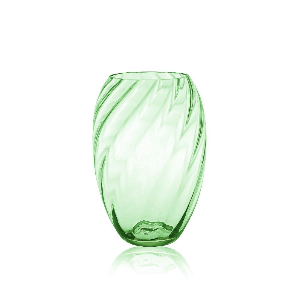 klimchi-marika-vase-ovale-vert-clair-cristal image 1