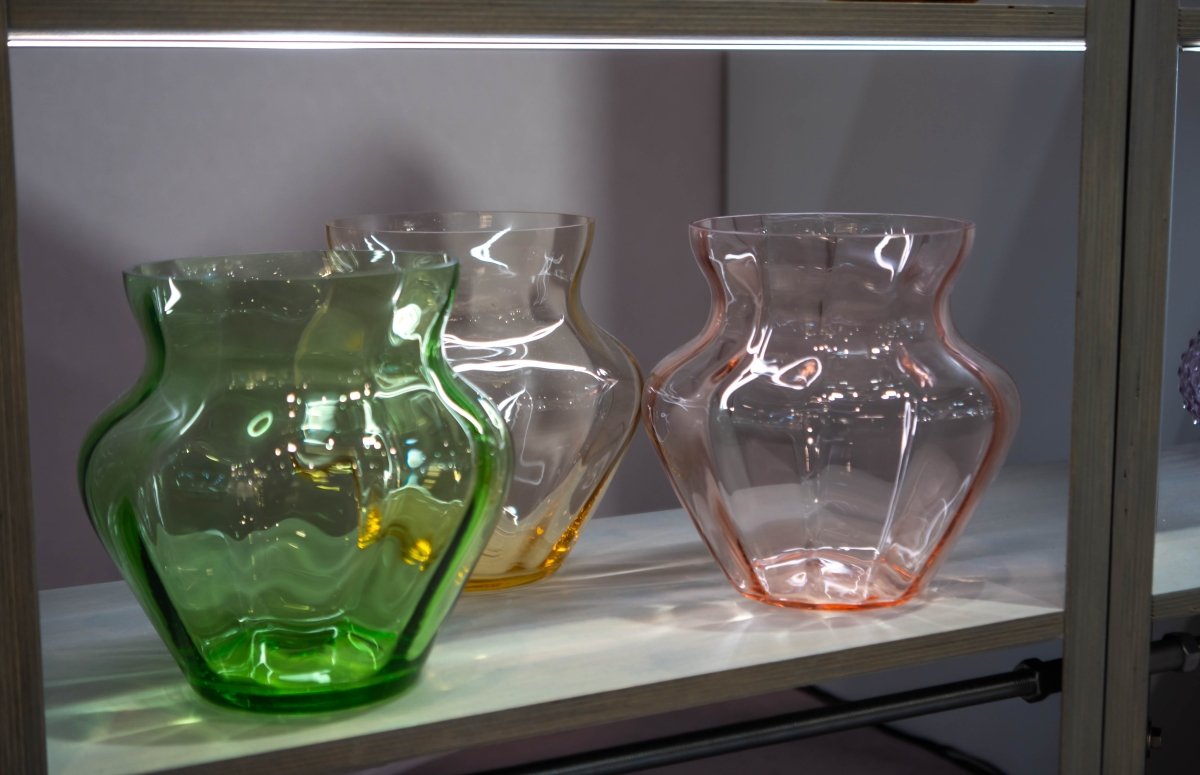 klimchi-marika-rosaline-grand-vase-en-verre-rose image 8