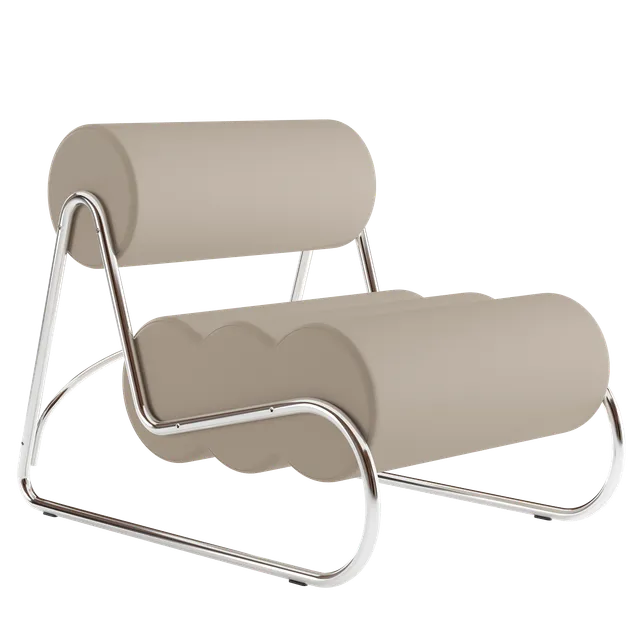 norr-11-fave-fauteuil-tissu-bone-pieds-chrom-s image 1