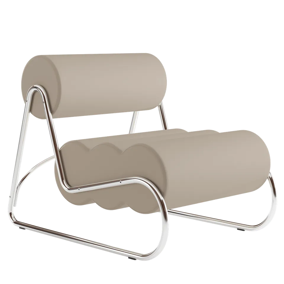 norr-11-fave-fauteuil-tissu-bone-pieds-chrom-s image 1