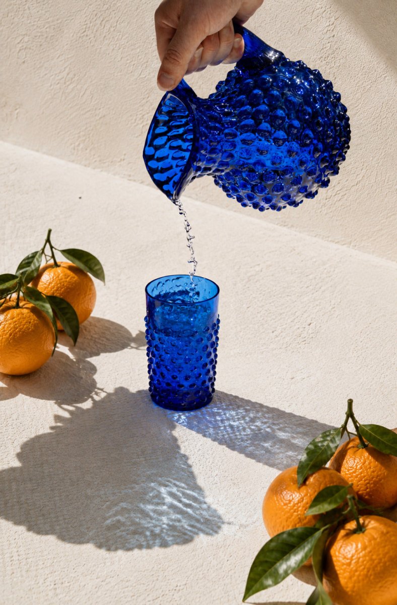 klimchi-hobnail-verre-bleu-lectrique-l-unit image 3