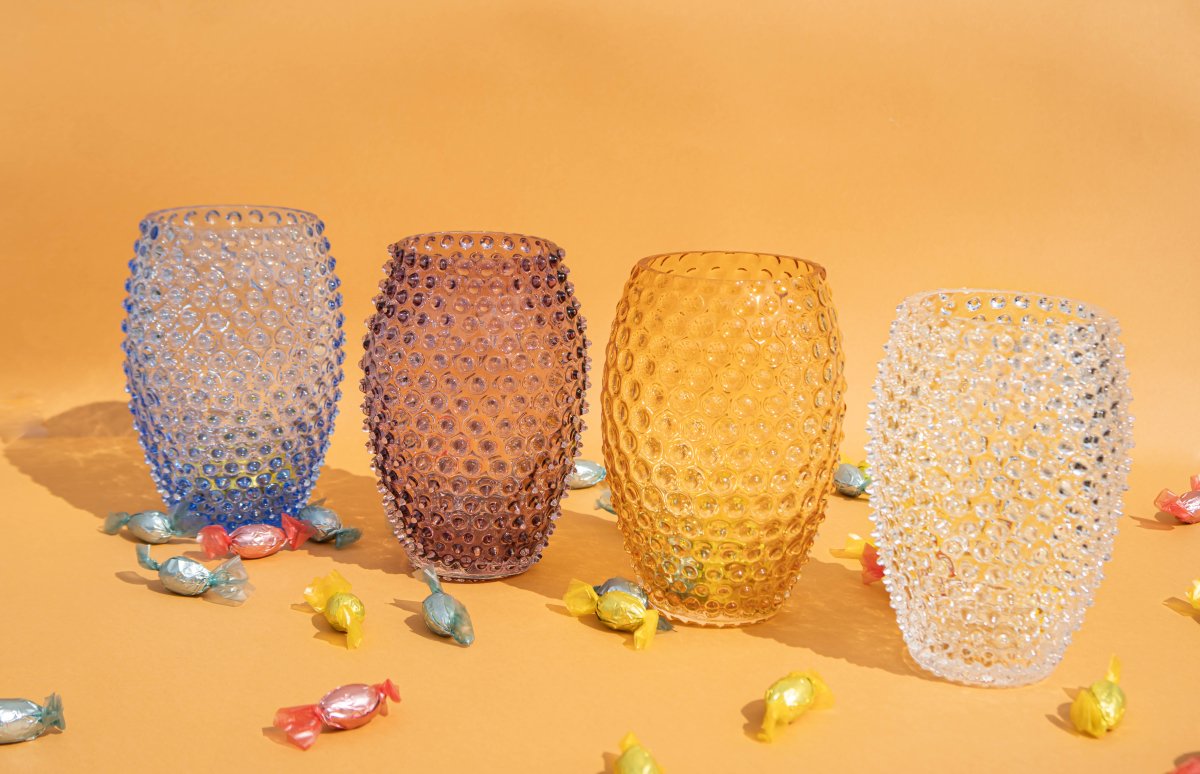 klimchi-hobnail-vase-ovale-bleu-clair image 4
