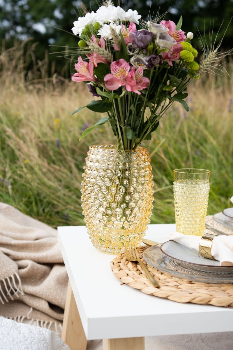 klimchi-hobnail-underlay-amber-vase-ovale-ambre-1-pi-ce image 2