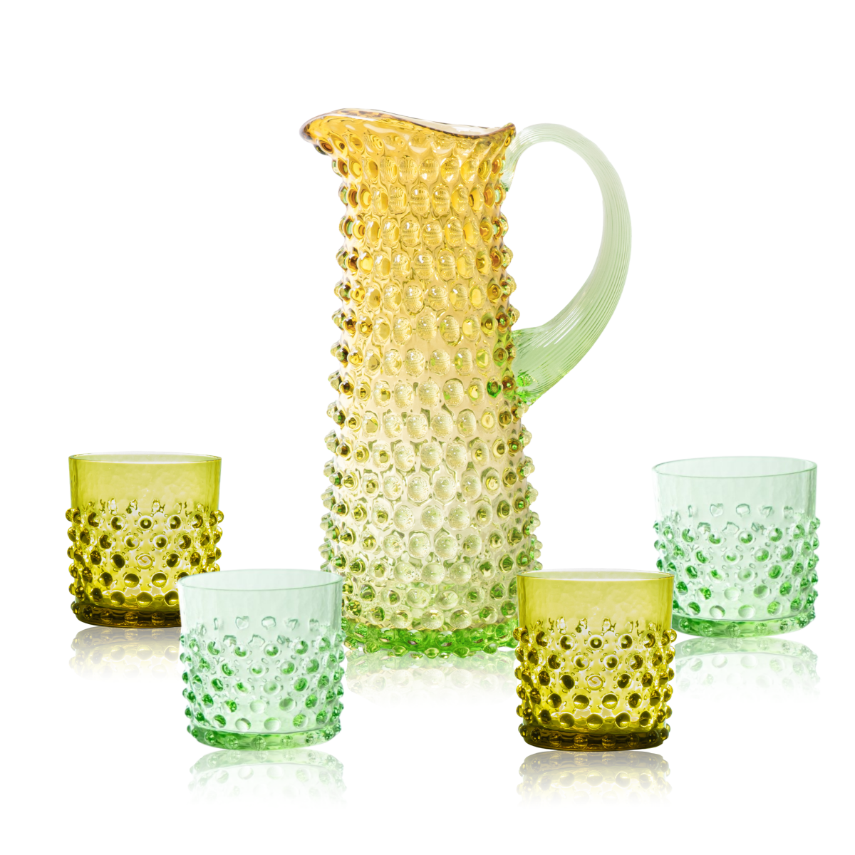 klimchi-hobnail-carafe-meadow-verres-whisky-en-verre image 1