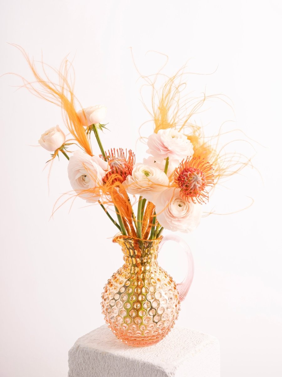klimchi-hobnail-carafe-sunrise-2000-ml-ombr-ambre image 6