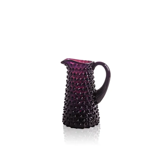 klimchi-hobnail-mini-pichet-violet-350-ml-relief image 1