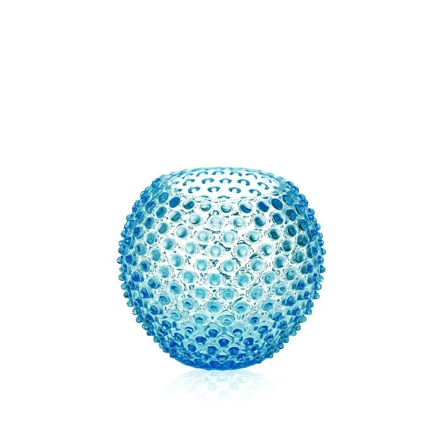 klimchi-hobnail-vase-azure-rond-bleu-18-cm image 1