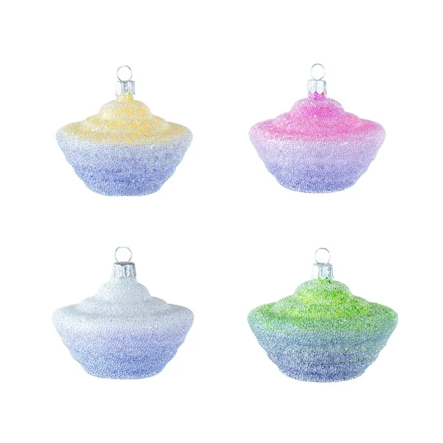 klimchi-aurora-tiara-boules-de-no-l-verre-lot-4-bleues image 1