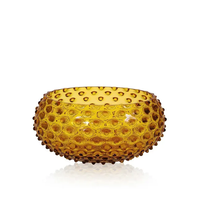 klimchi-hobnail-amber-saladier-cristal-ambre image 1