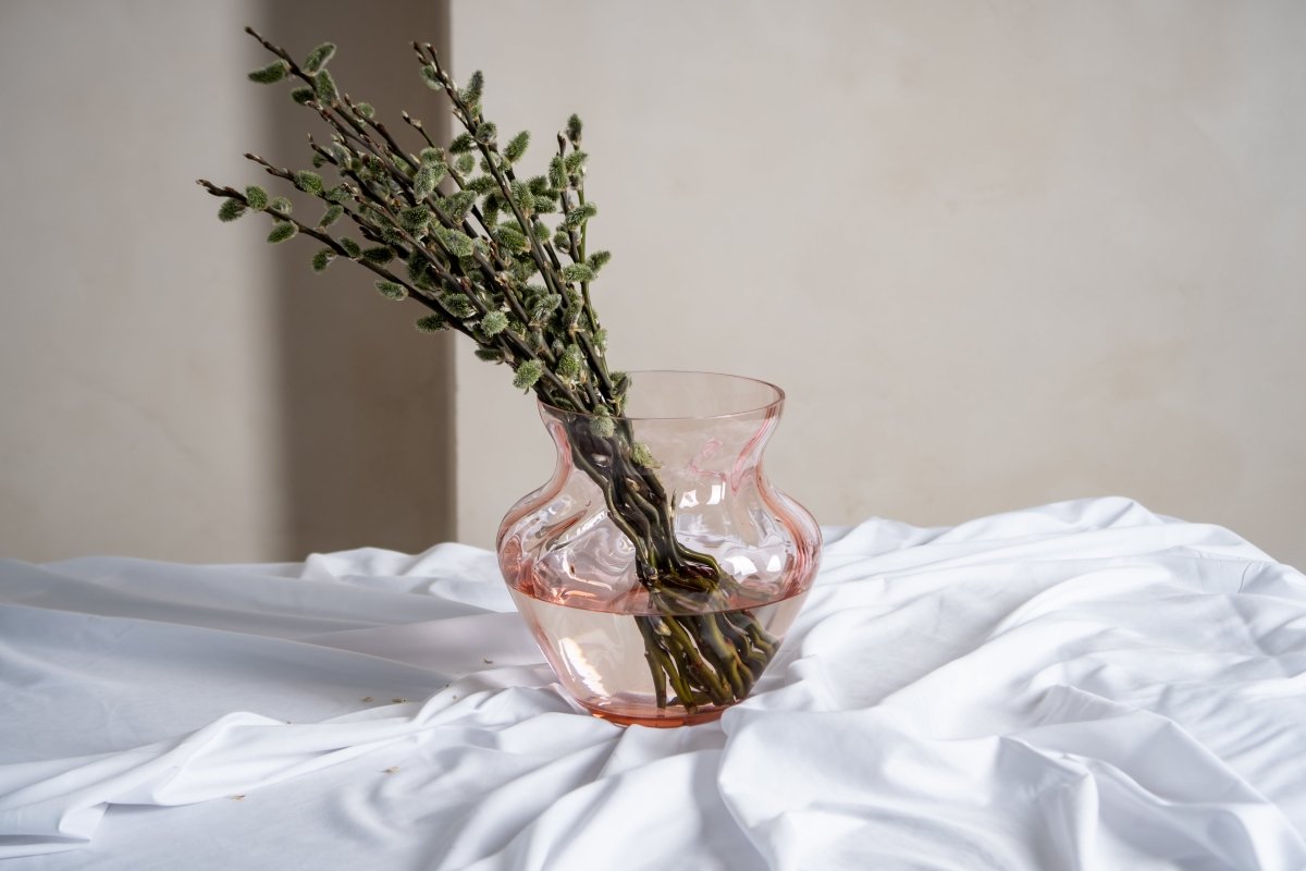 klimchi-marika-rosaline-grand-vase-en-verre-rose image 3
