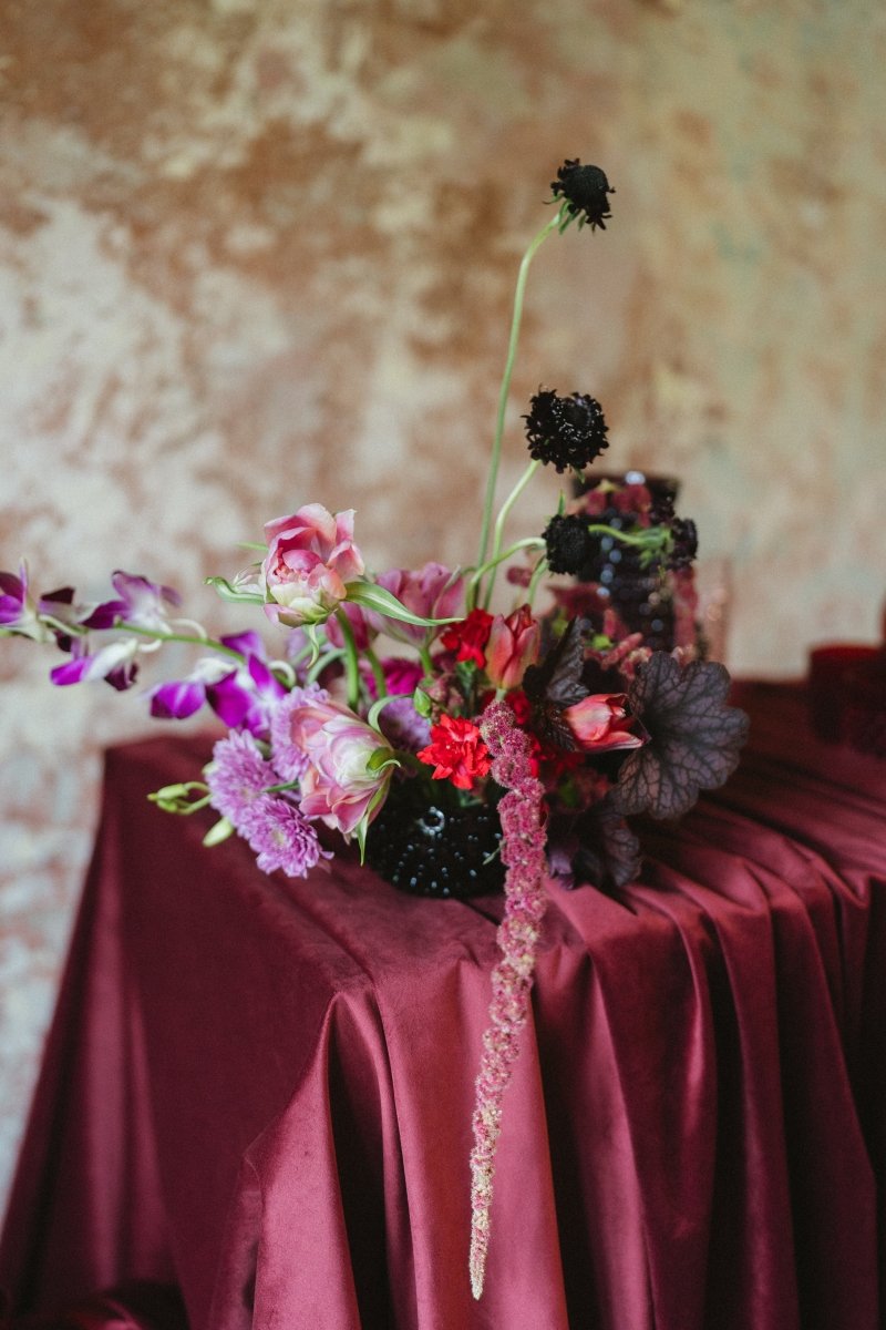 klimchi-hobnail-bol-en-verre-violet-picots-cristal image 3