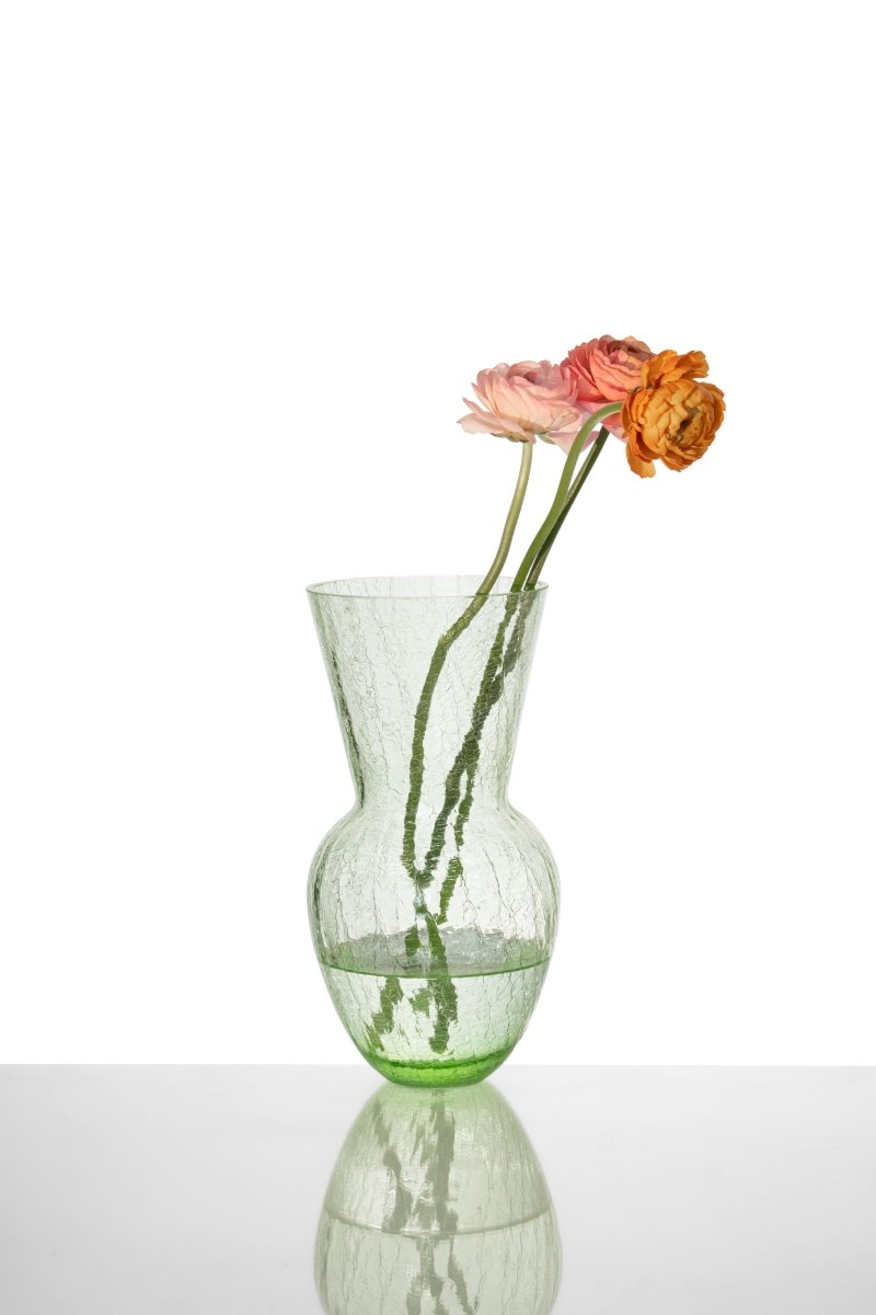 klimchi-felicity-vase-vert-menthe-craquel-artisanal image 2