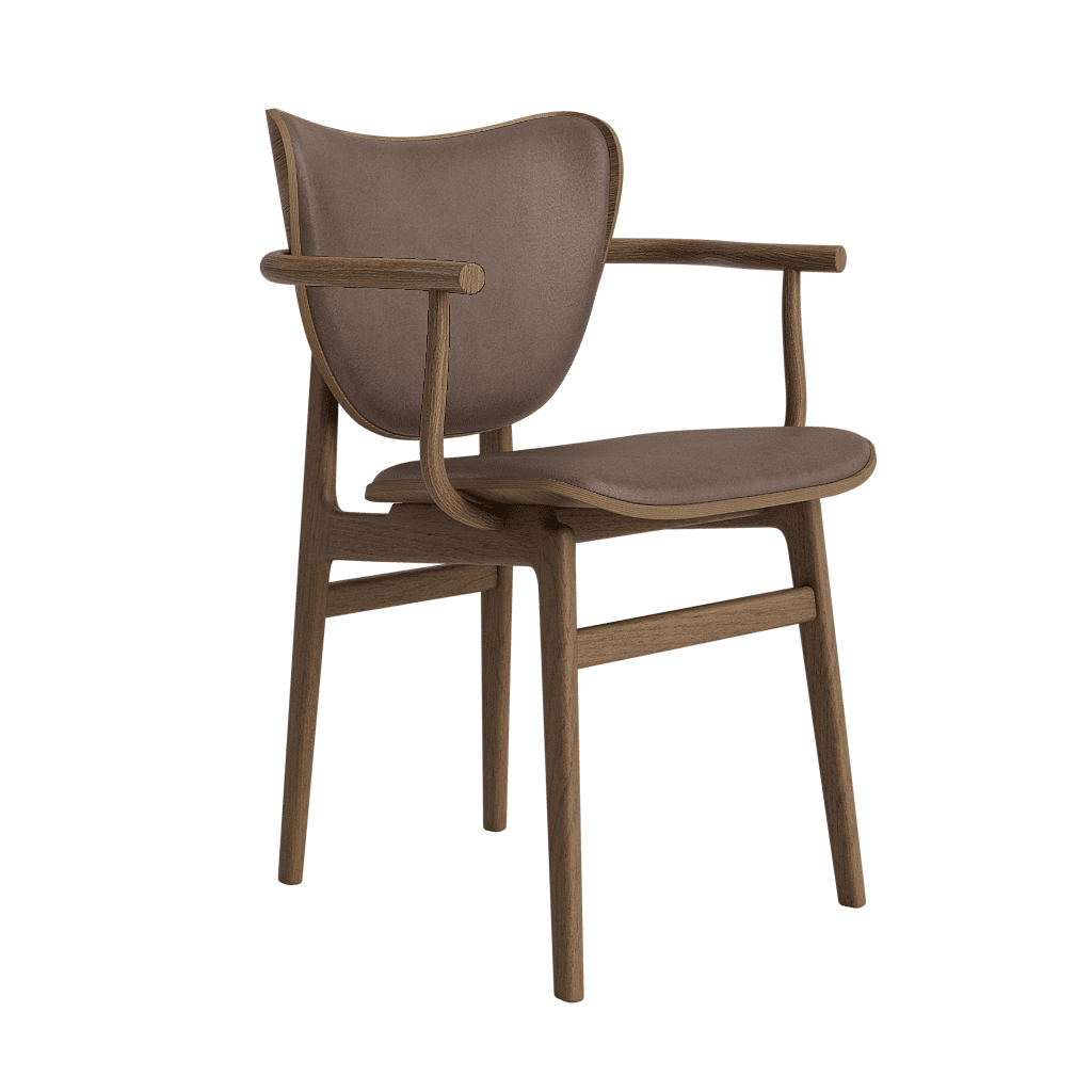 norr11-elephant-chaise-accoudoirs-ch-ne-tissu-camel image 1