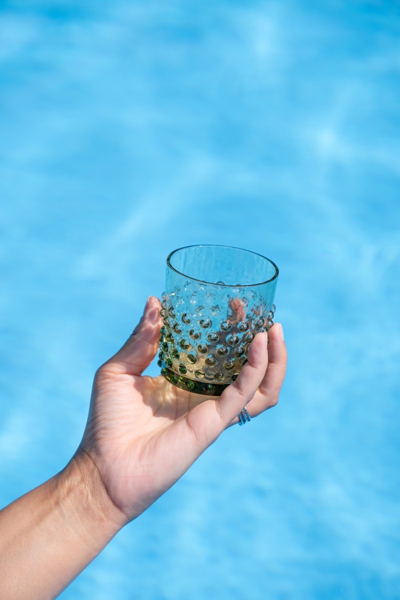 klimchi-hobnail-verre-whisky-olive-150-ml-l-unit image 2