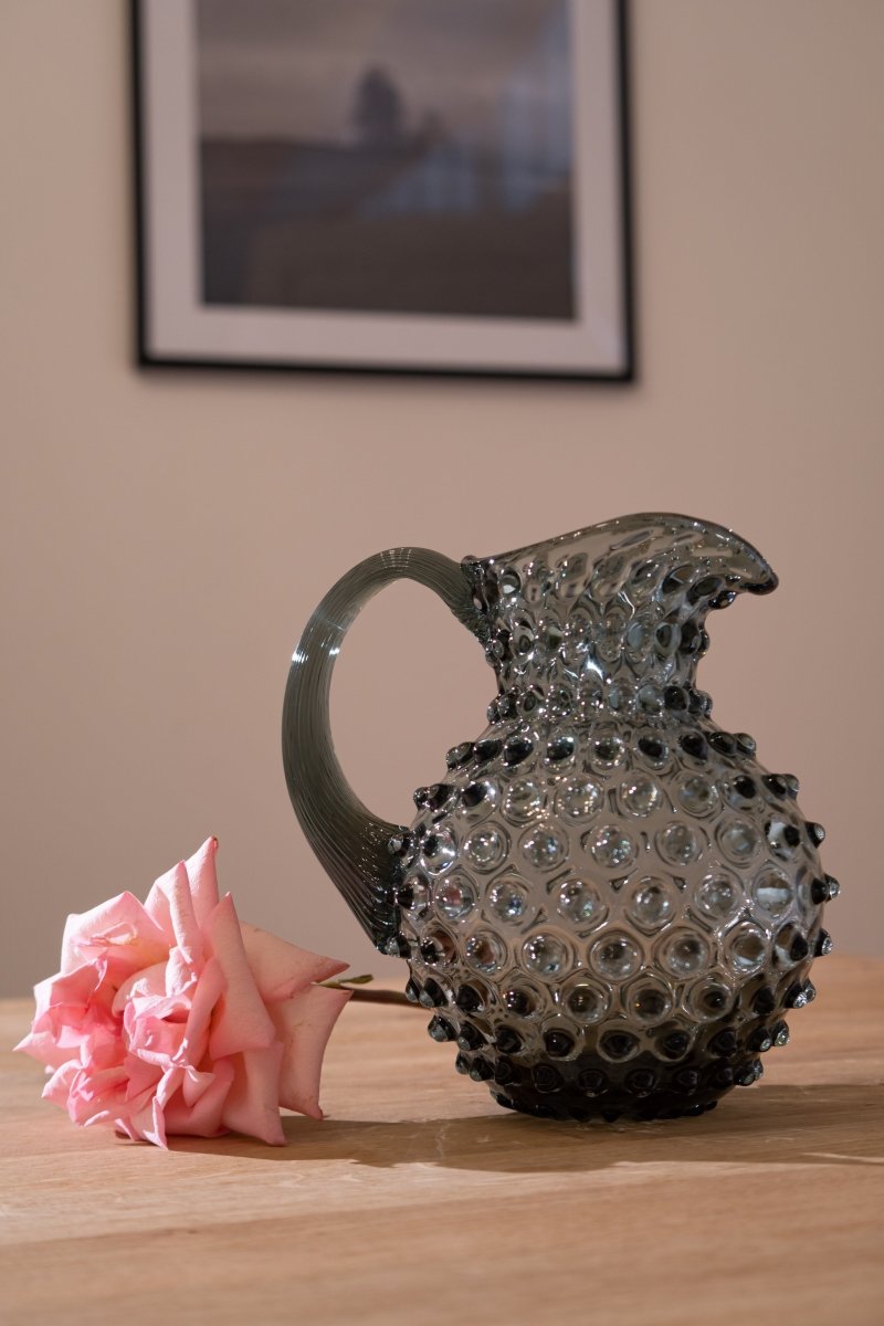 klimchi-hobnail-carafe-grise-grey-smoke-1-l image 3
