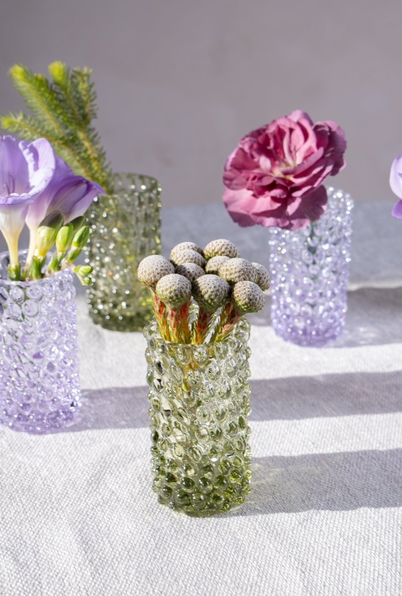 klimchi-hobnail-soliflores-verre-lot-de-2-mini-vases image 4